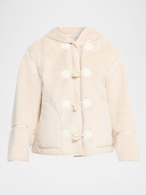 RAMY BROOK Lucy Hooded Faux Fur Jacket