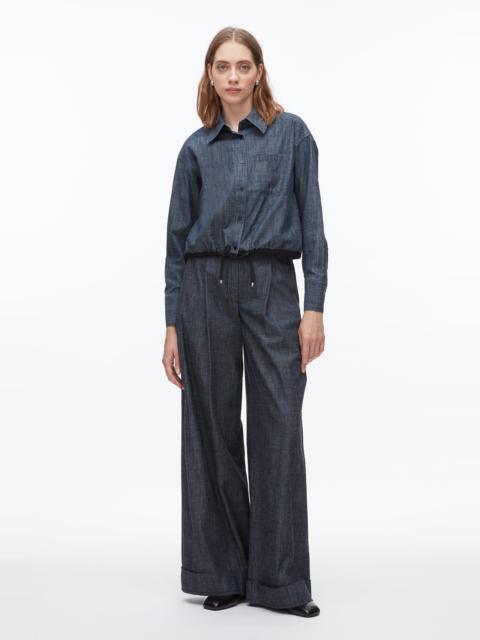 3.1 Phillip Lim Cropped Chambray Shirt
