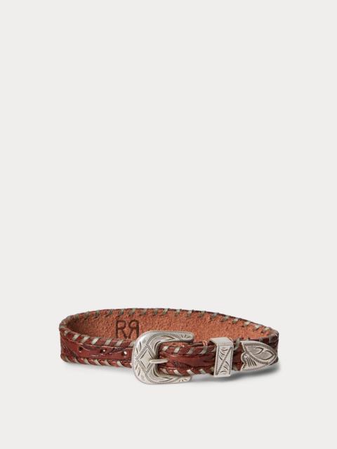RRL by Ralph Lauren Hand-Tooled Leather Bracelet