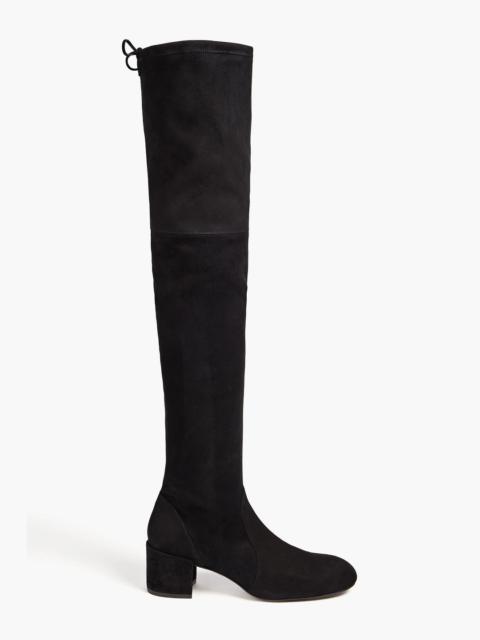 Stuart Weitzman Odene 50 suede over-the-knee boots