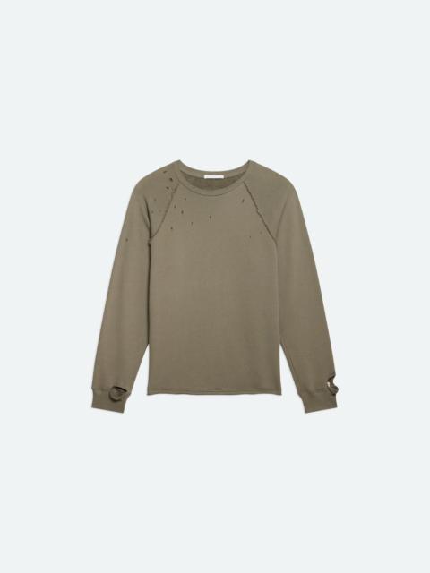 Helmut Lang DESTROYED CREWNECK