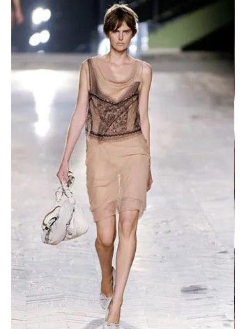 John Galliano Christian Dior - John Galliano - S/S 06 - Trompe L'oeil Tank