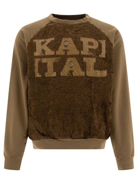 Kapital "speakeasy Fur Grizzly" Sweatshirt