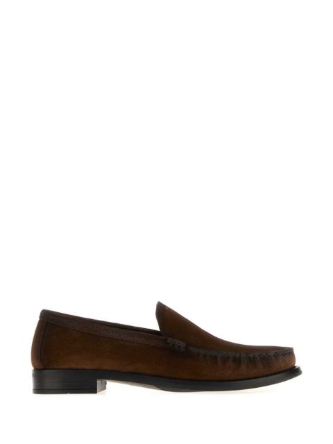 Prada Prada Women Brown Suede Loafers