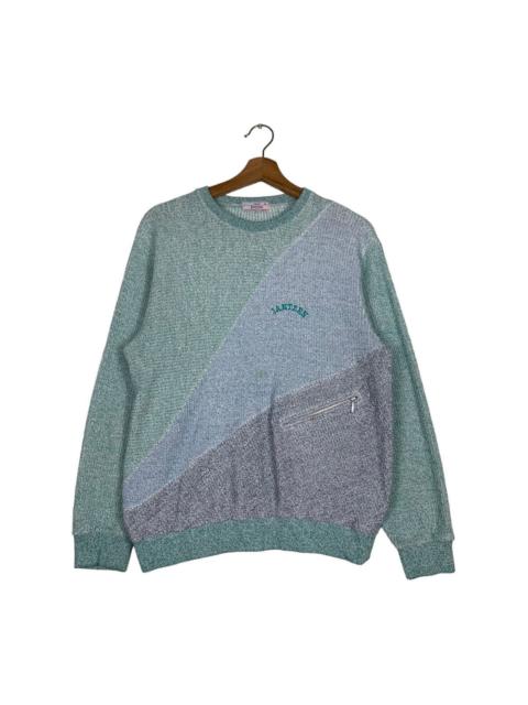 Other Designers Vintage JANTZEN Colorblock Knitted Sweatshirt #0447-C20