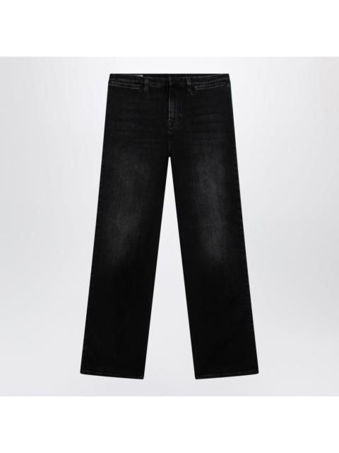 GUCCI Gucci Straight-Leg Stretch Cotton Denim Jeans In Black Women