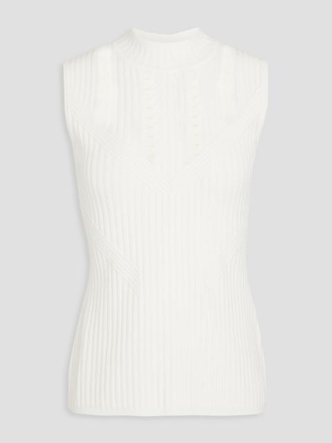 DIANE VON FURSTENBERG Viviane ribbed-knit turtleneck top
