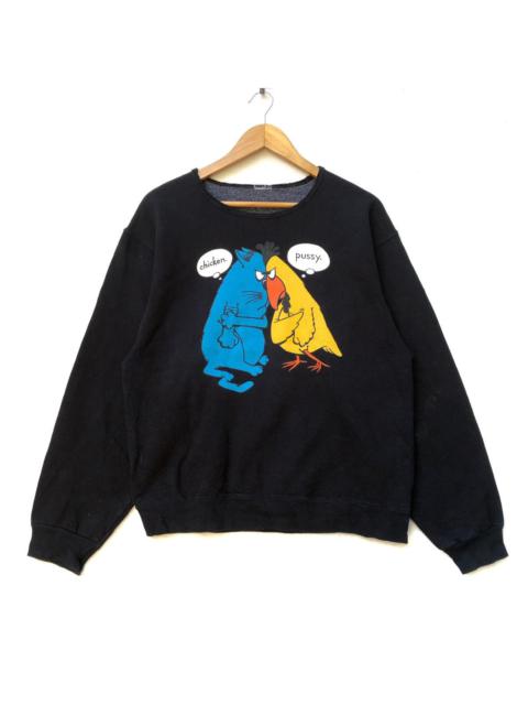 Other Designers VINTAGE CHICKEN AND PUSSY SWEATSHIRT