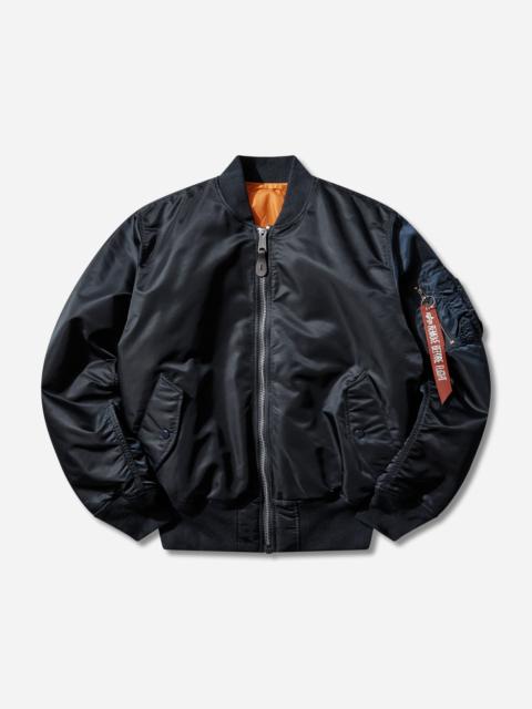 ALPHA INDUSTRIES MA-1 Heritage Bomber Jacket Rep Blue