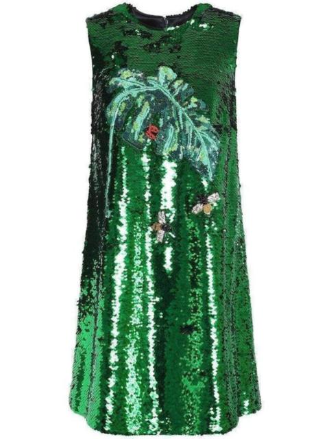 Green Sequins Dress