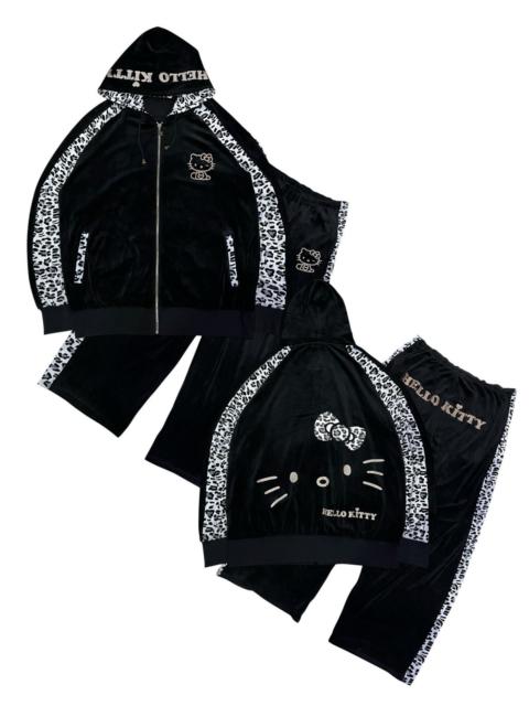 Other Designers Japanese Brand - 🔥Rare Japan-Only HELLO KITTY Velvet Leopard Tracksuit Set