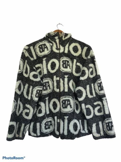 Other Designers Japanese Brand - Vintage Baiou printed Fleece Sherpa Hoodies