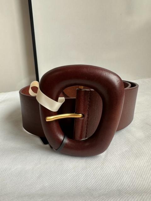 SAINT LAURENT YSL Saint Laurent Women's Brown Leather Belt