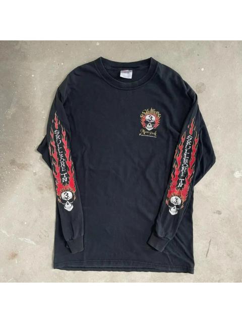 Other Designers Streetwear Gothic Punk Motorcycle Rally Long Sleeves T-Shirt Sweater Jacket Pullover Sweatshirt