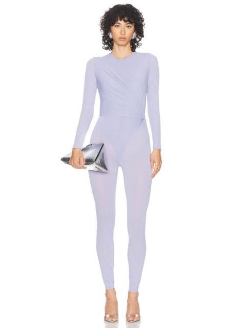 ALEX PERRY Long Sleeve Twist Catsuit