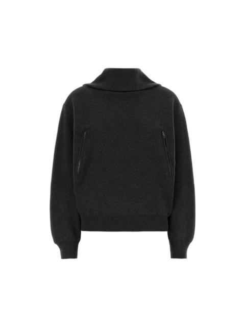 BALENCIAGA BALENCIAGA Charcoal Wool Sweater New & Authentic (Women's si