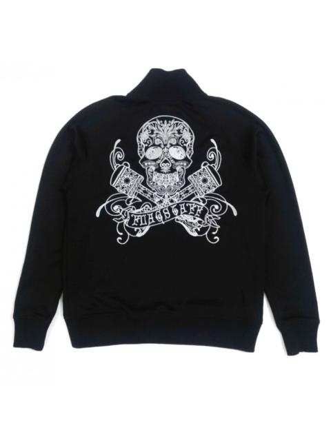 Other Designers Sukajan Souvenir Jacket - VERY RARE! FLAGSTAFF UNION MADE EMBROIDERED SKULL ROCKABILLY