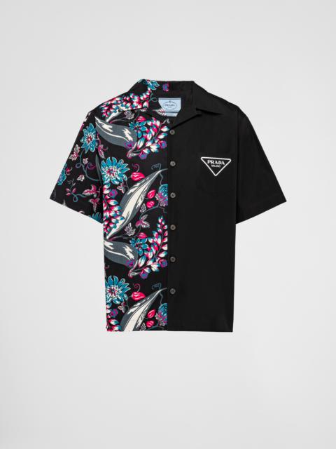 Prada Short-sleeved cotton shirt