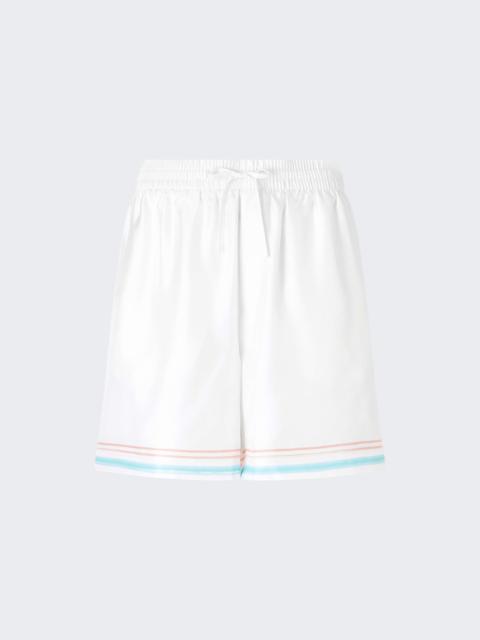 CASABLANCA Dance Joy Shorts White
