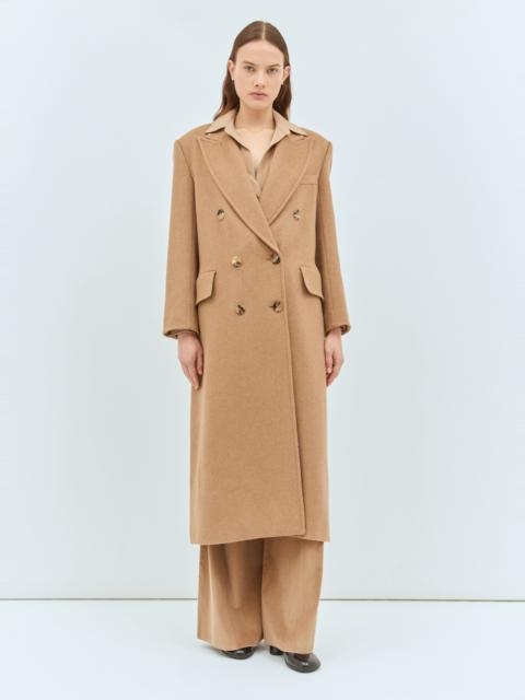 Max Mara Double-Breasted Camel Coat