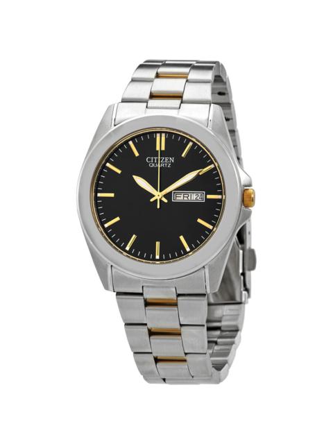 Other Designers Citizen Quartz Black Dial Two-tone Men's Watch BF0584-56E