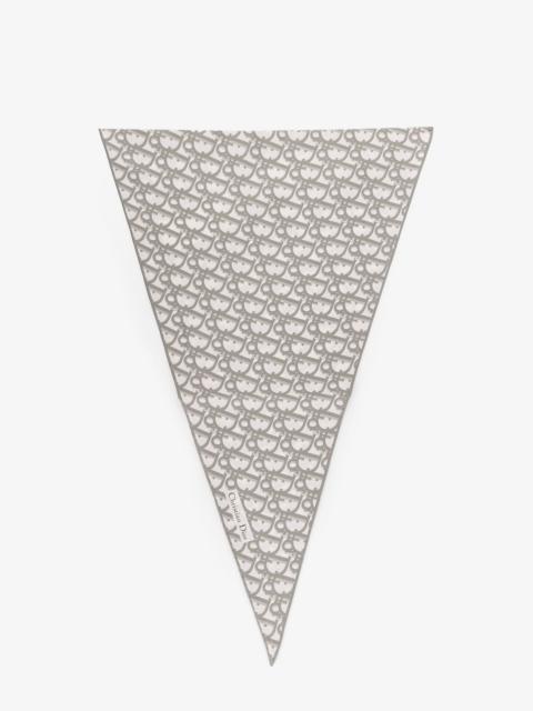 Dior Silk Foulard With Dior Oblique Motif