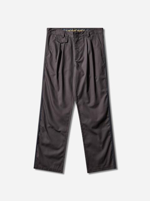 GR10K Men's Piping Ripstop Pants Stone Grey