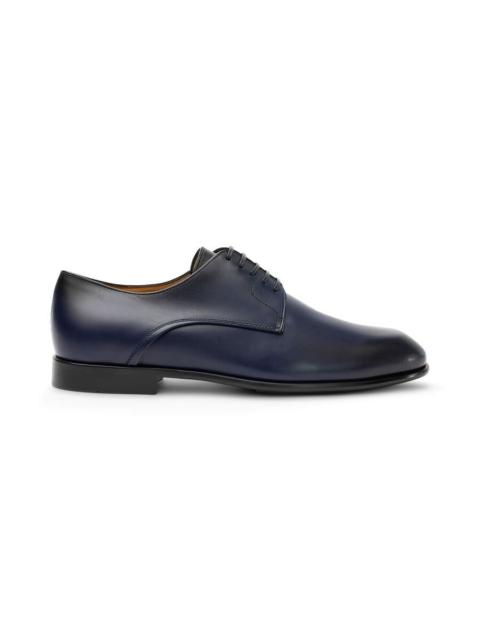 FERRAGAMO Ferragamo Men's Blue Derby Oxfords & Derbys