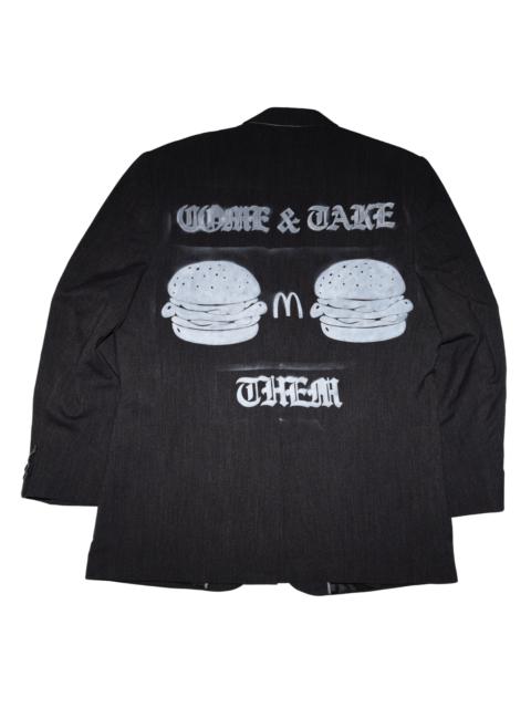 Other Designers Hamburglar 1/1 Calvin Klein Burger Blazer by Digital Trenches 