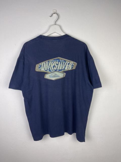 Other Designers Vintage - 90s Quicksilver Back Hit Vintage Surf Shirt