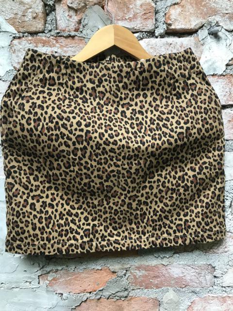 Japanese Brand - X-girl Leopard Print Rockabilly Skirt