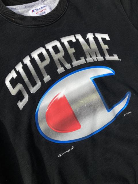 Supreme Supreme Champion Chrome Crewneck SS19 Black