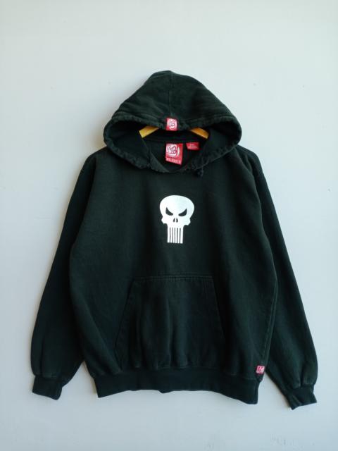 Other Designers Vintage - 💥RARE💥Vintage 90s Lost Skateboarding Skull Hooded