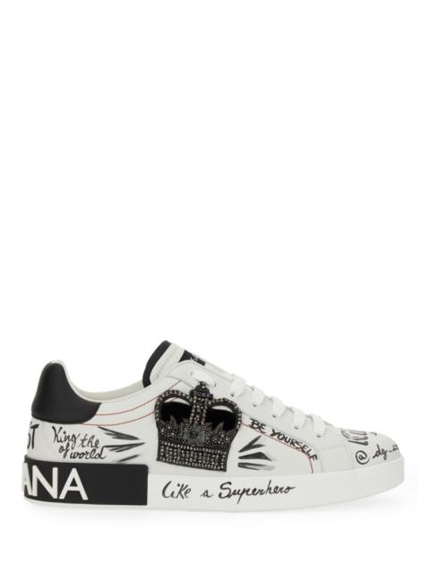 Dolce & Gabbana SNEAKER PORTFINO IN PELLE