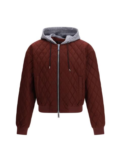 DSQUARED2 Dsquared2 Quilted Hooded Bomber Jacket