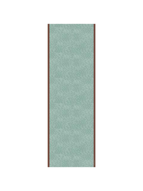 Longchamp Chevaux Stole Celadon - Horse print