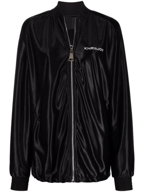Khrisjoy logo-lettering jacket