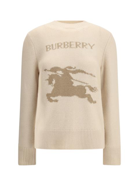 Burberry Burberry Women Equestrian Knight Wool Sweater