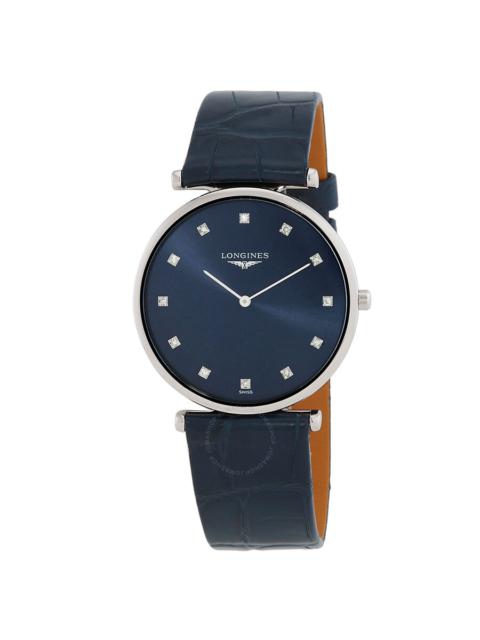 Longines Longines La Grande Classique Quartz Diamond Blue Dial Ladies Watch L4.709.4.97.2