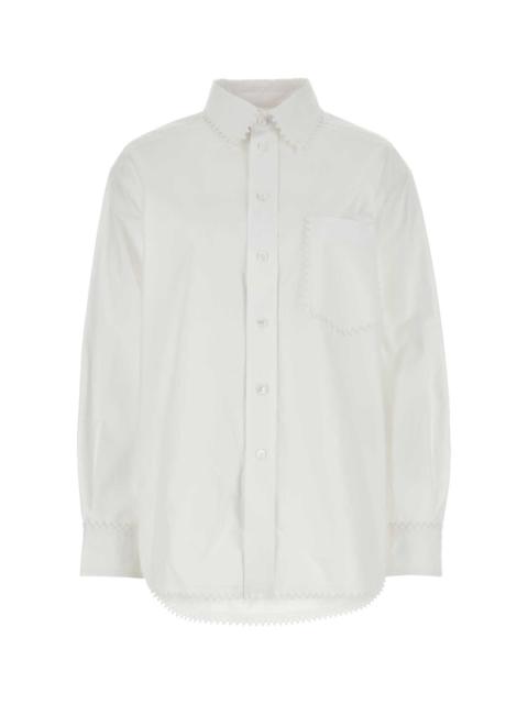 Bottega Veneta Bottega Veneta Women White Oxford Shirt