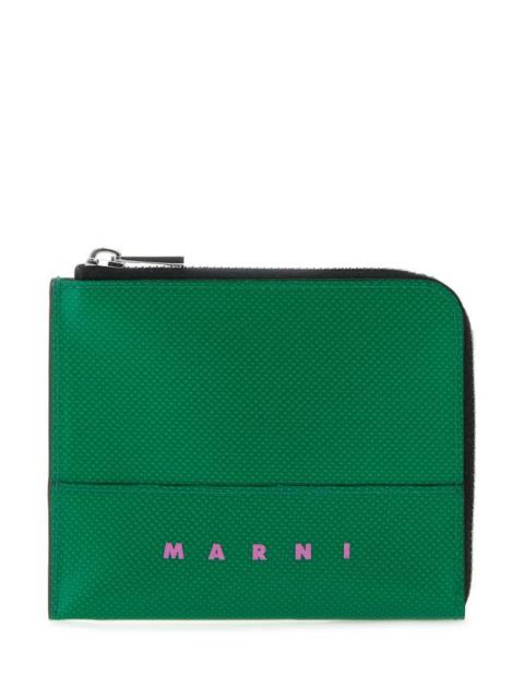 Marni Man Green Pvc Wallet