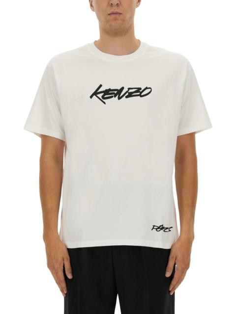 KENZO Kenzo Men Kenzo Futura Print T-Shirt