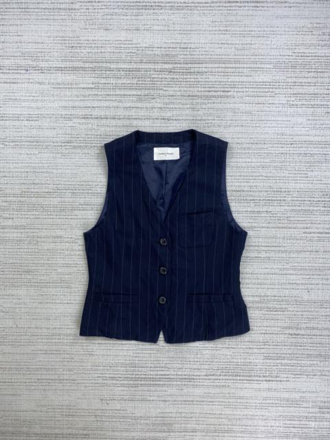 Other Designers Issey Miyake × Tsumori Chisato × Vintage - Vintage Tsumori Chisato Pinstripe Navy Blue Vest