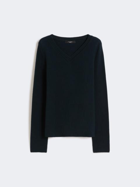 WEEKEND Max Mara Cotton boxy sweater - NAVY
