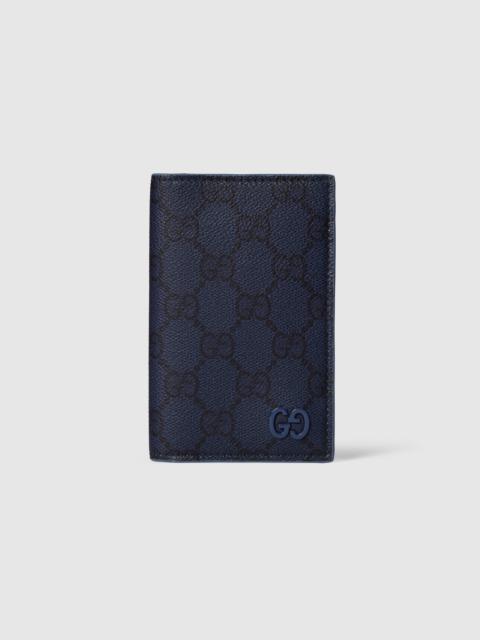 GUCCI Dusty blue interior GG long card case