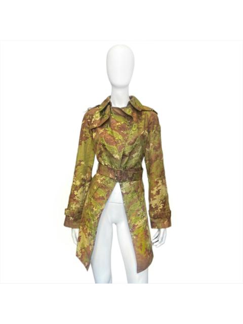 Jean Paul Gaultier spring 2008 camo pirate pleated trench coat