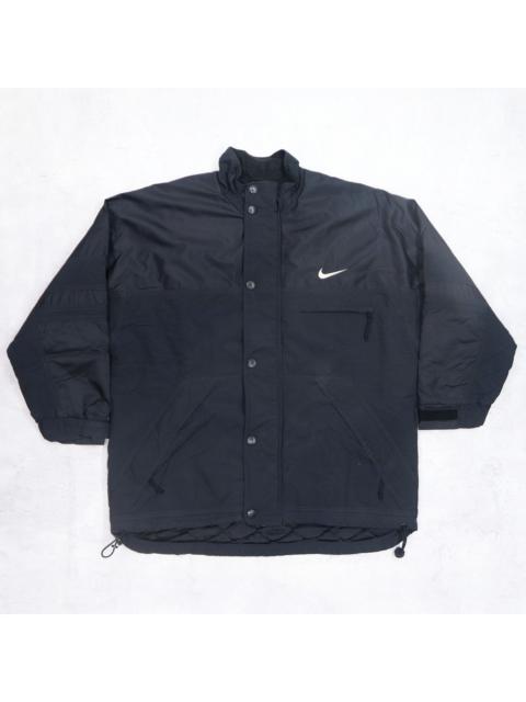 Nike Vintage 90s NIKE Mini Logo Embroidered Bomber Winter Coat Windbreaker Jacket