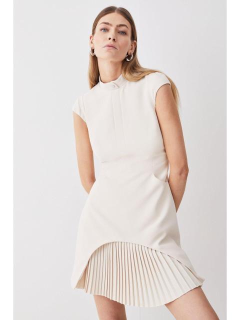 KAREN MILLEN Military Tailored Mini Dress