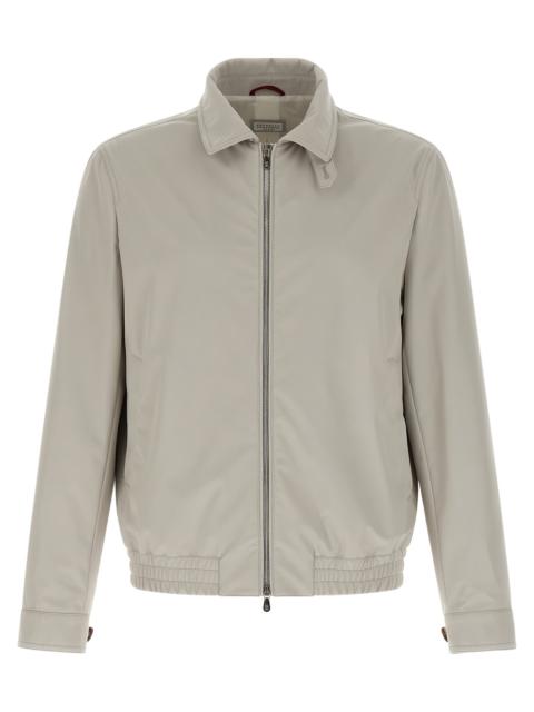 Brunello Cucinelli Brunello Cucinelli Men Nylon Bomber Jacket