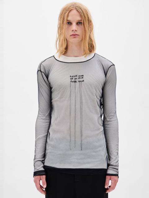 Ann Demeulemeester Greg Long Sleeve T